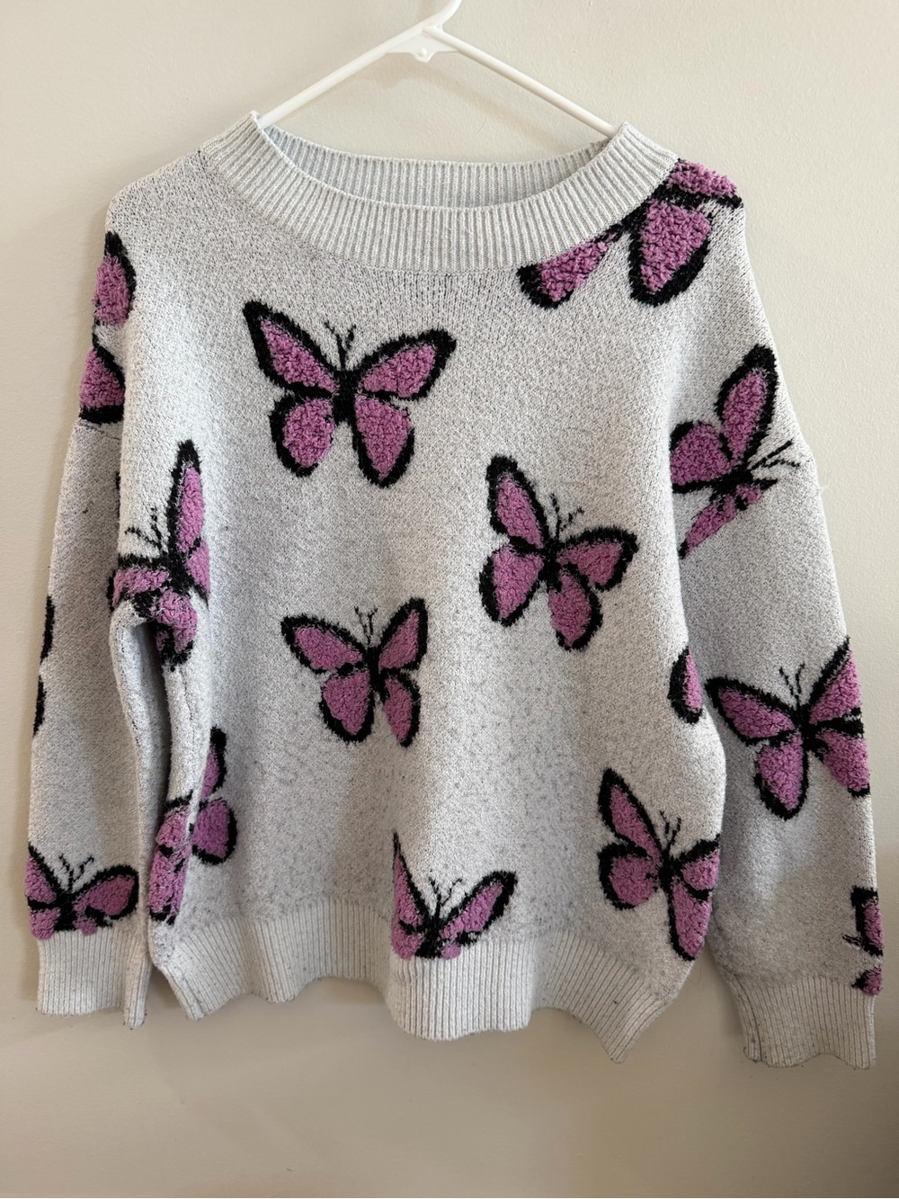 Hazel Moon Butterfly Sweater – Size Small